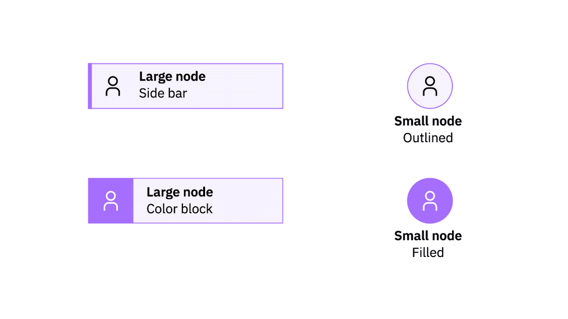 animation showing color options for light backgrounds